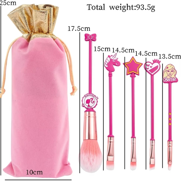 Barbie Make-Up Brushes Brand New One in Stock - Picture 3 of 3